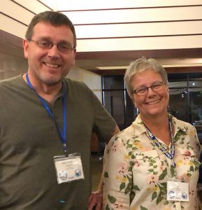 AMAZONAS Publisher Stephan M. Tanner, Ph.D. (left) and Executive Editor Ann Whitman (right), at